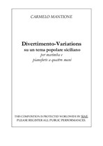 Divertimento-variations su un tema popolare siciliano