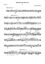 Quartetto per fiati – parts