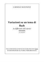 Variazioni su un tema di Bach in differenti stili storici